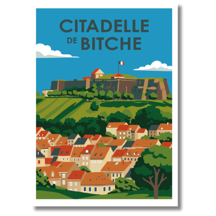 3er-Set illustrierte Poster Mosel | MOSL