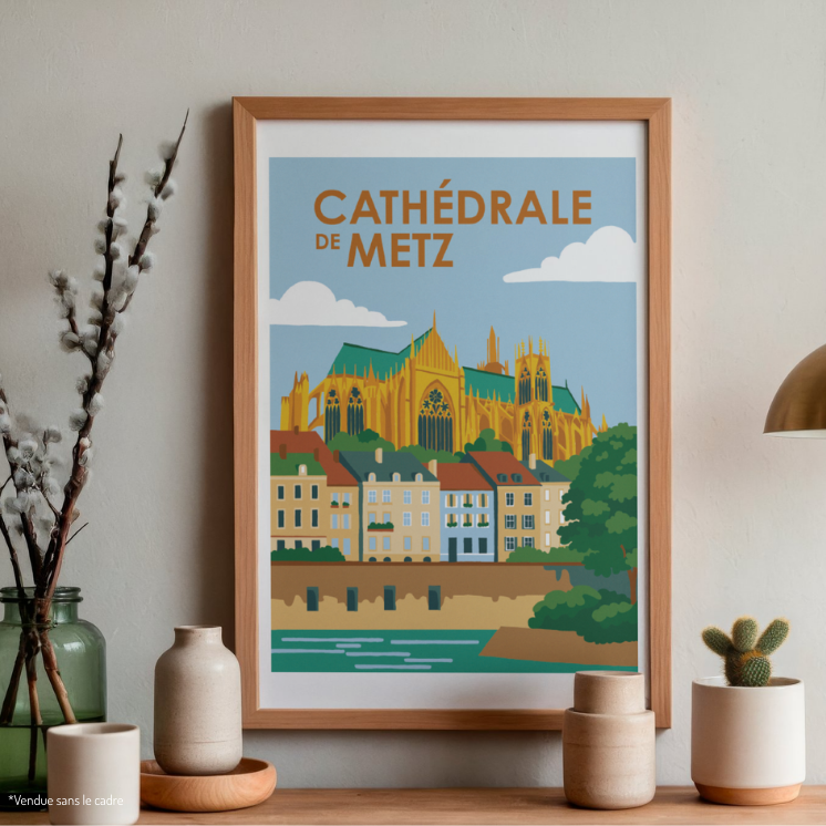 3er-Set illustrierte Poster Mosel | MOSL