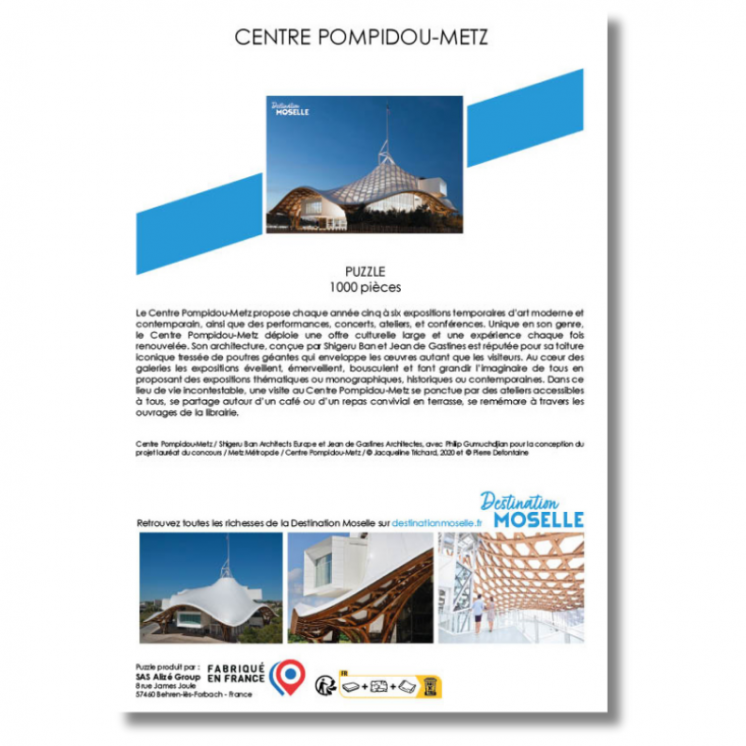 Pompidou Metz puzzle - Puzzles | MOSL