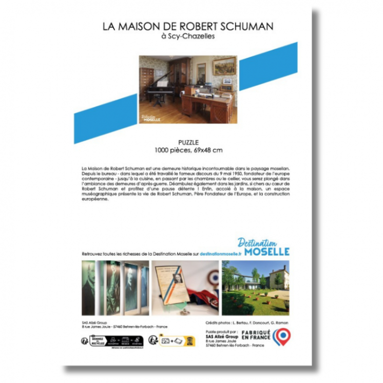 Puzzle "Maison Robert Schuman" - Puzzles | MOSL