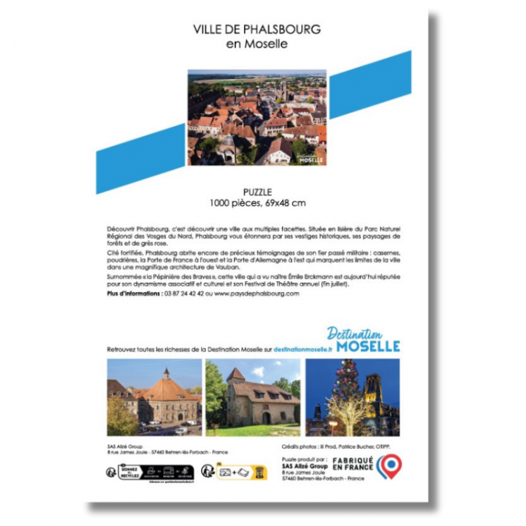 Puzzle "Ville de Phalsbourg" - Puzzles | MOSL