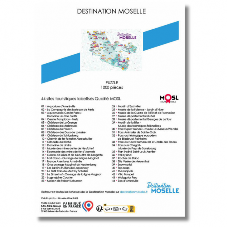 Destination Moselle puzzle - Puzzles | MOSL