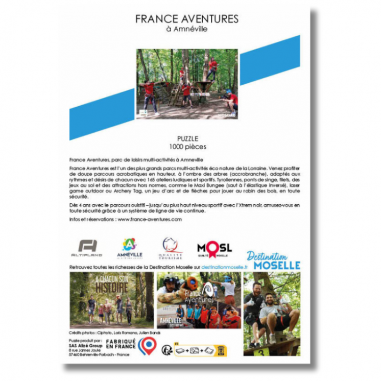 Puzzle France Adventures Amnéville - Puzzles | MOSL