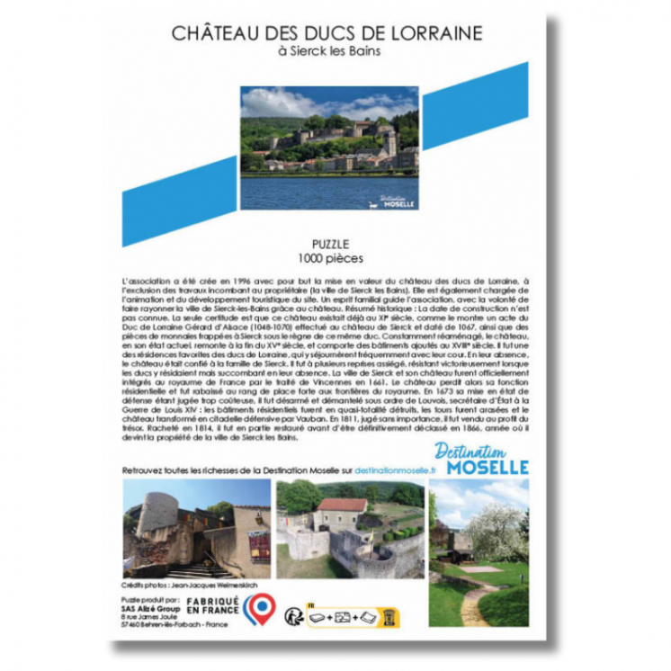 Puzzle "Château des Ducs de Lorraine" - Puzzles | MOSL