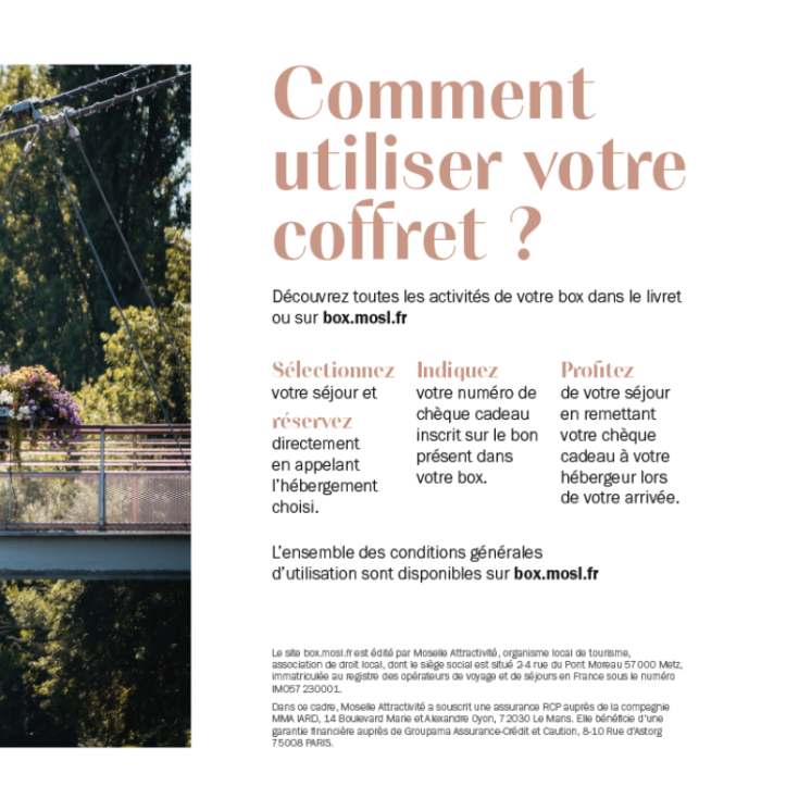 Coffret Cadeau Escapade Inattendue en Moselle 2025 | MOSL
