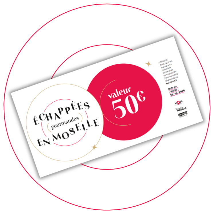 Chèque-Cadeau Échappées Gourmandes Moselle 2025 | MOSL