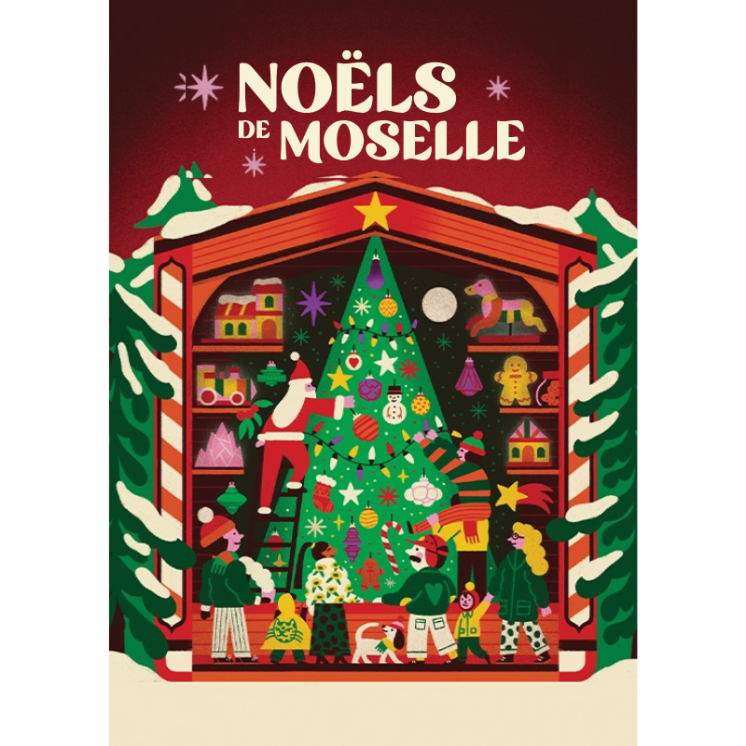Moselle Christmas 2025 Magnets – 4 Models | MOSL