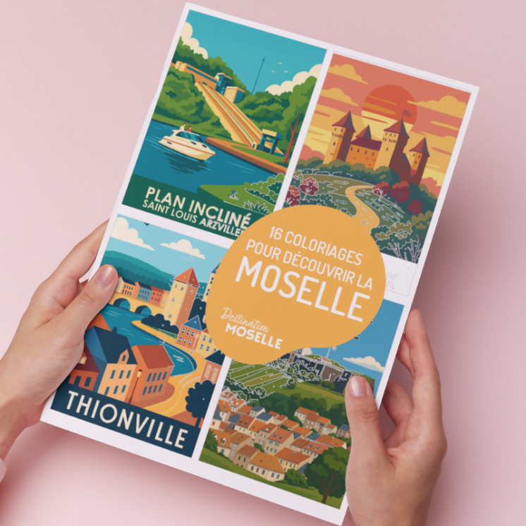 Cahier de coloriage adulte - Moselle | MOSL