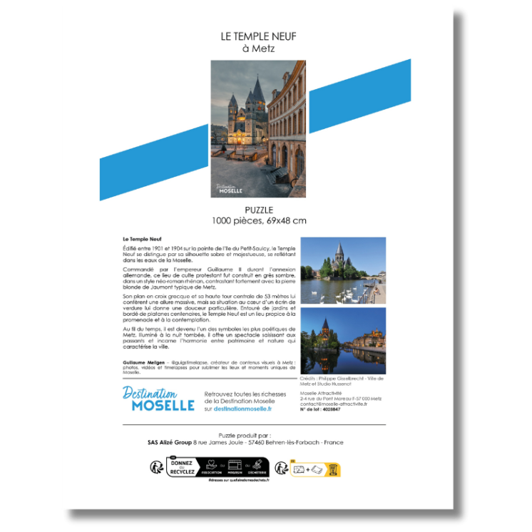 Puzzle Temple Neuf Metz | MOSL