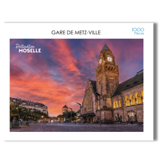 1.000-Teile Puzzle für Erwachsene – Bahnhof Metz Stadt (Moselle) | MOSL