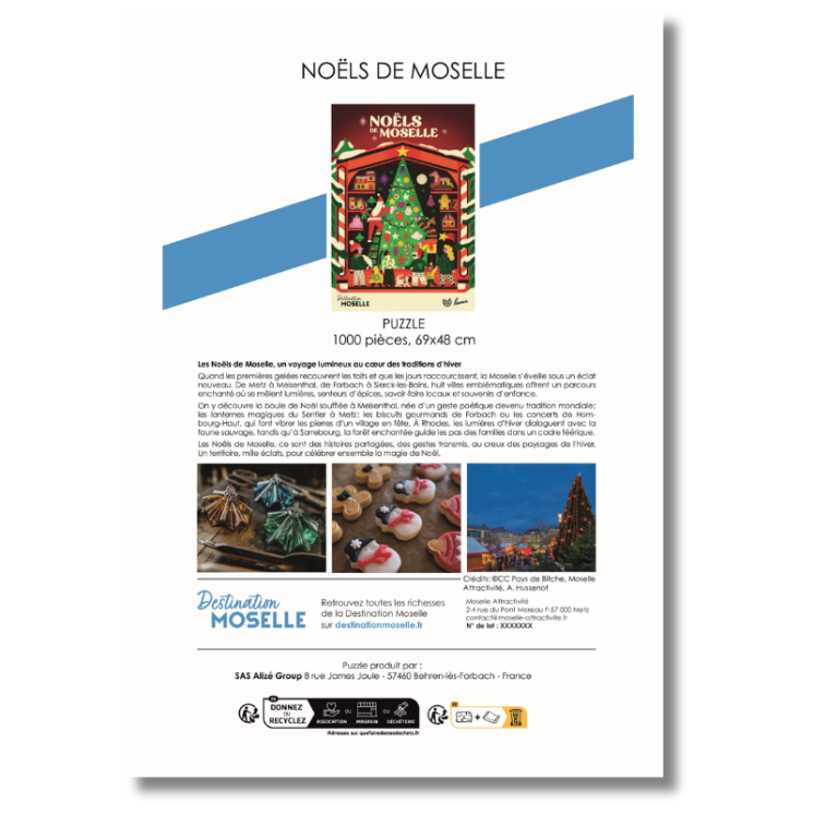 Puzzle Noëls de Moselle 2025 - Adulte | MOSL