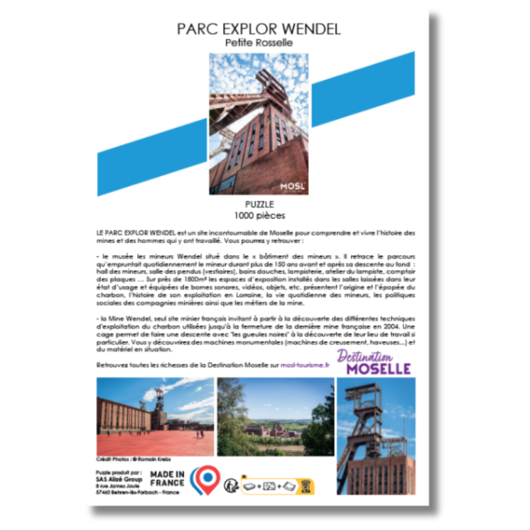 Puzzle "Parc Explor Wendel dans le ciel" | MOSL