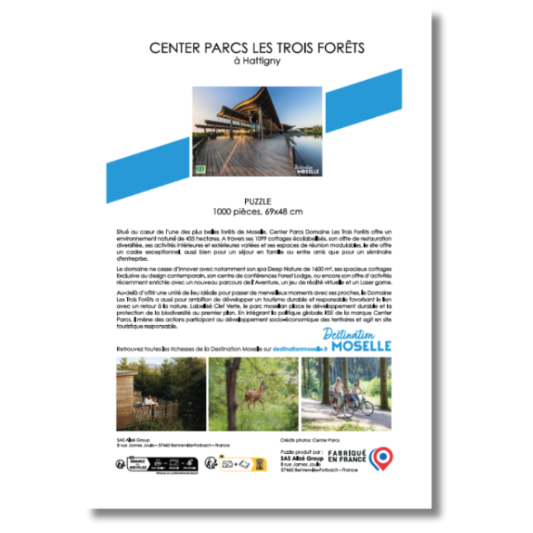 Puzzle "Center Parcs - Les Trois Forêts" - Puzzles | MOSL