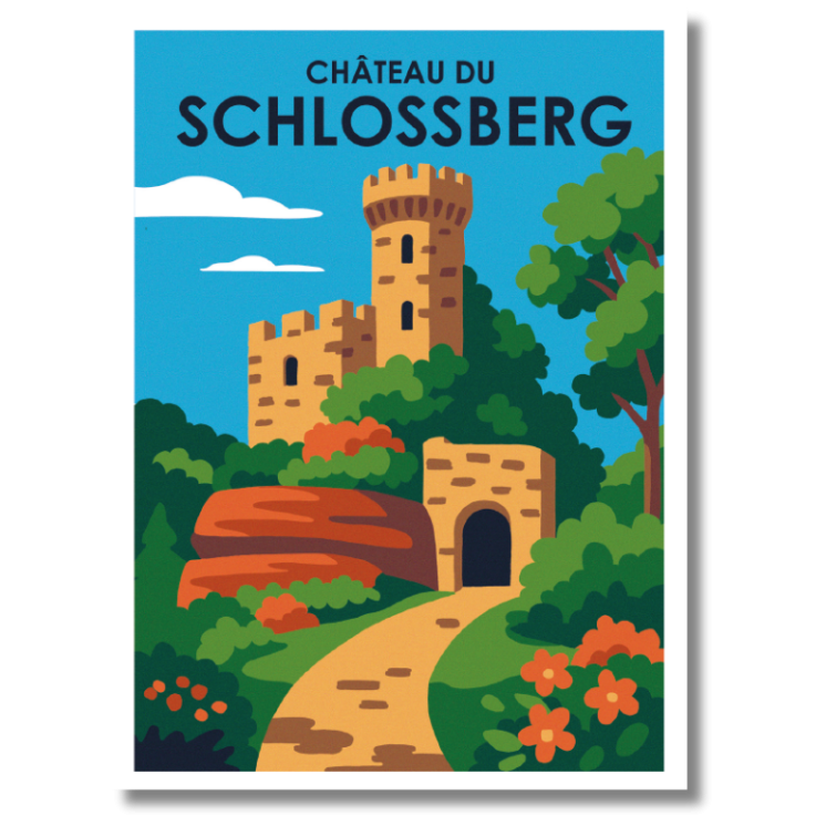 Illustrierte Poster aus der Moselregion | MOSL