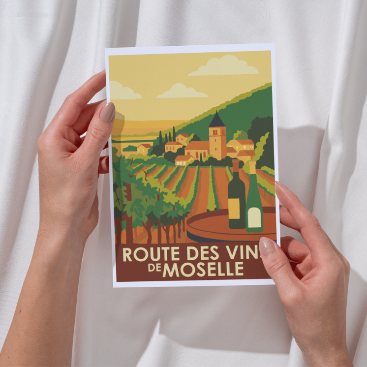 Moselle Illustrated Posters A5 | MOSL