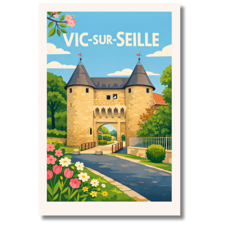 Moselle Illustrated Posters A6 | MOSL