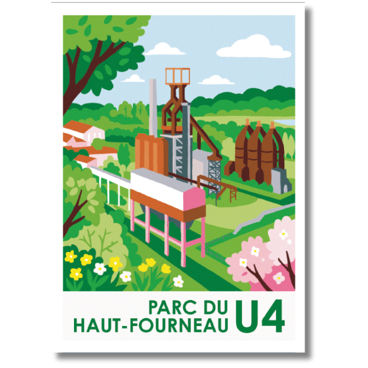 Moselle Illustrated Posters A6 | MOSL