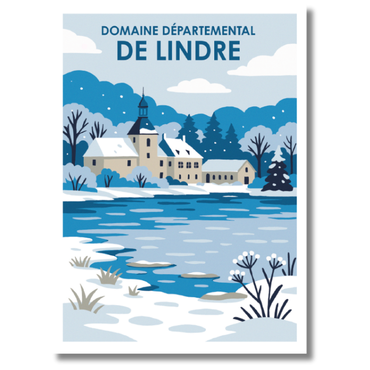 Illustrierte Poster Mosel A6 | MOSL