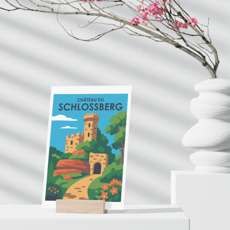 Affiches illustrées de Moselle A6 | MOSL