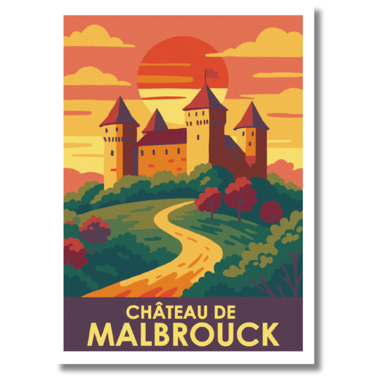 Moselle Illustrated Posters A6 | MOSL