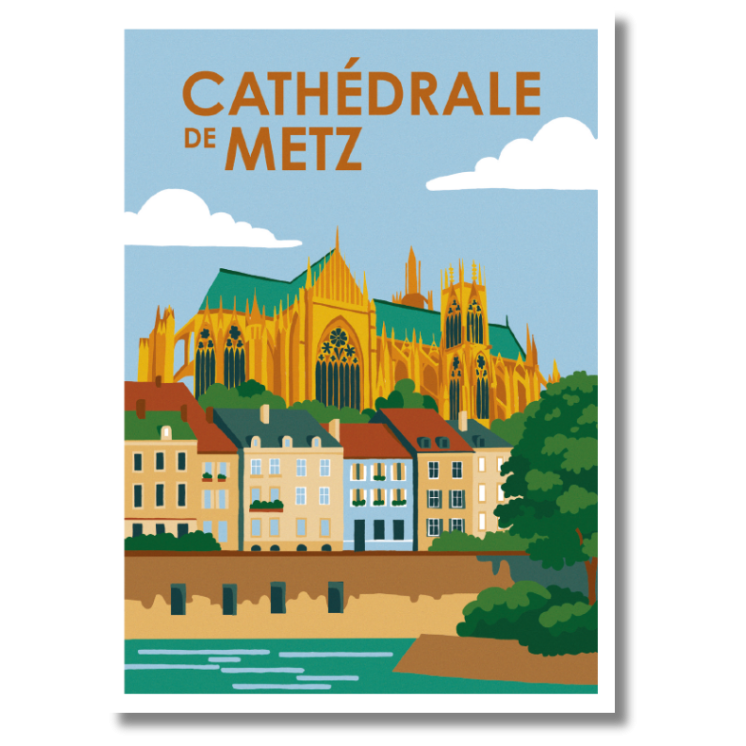 3er-Set illustrierte Poster Mosel | MOSL